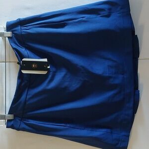 EP New York 17.5" Tech Stretch Womens Pull-On Golf Blue Skort, M